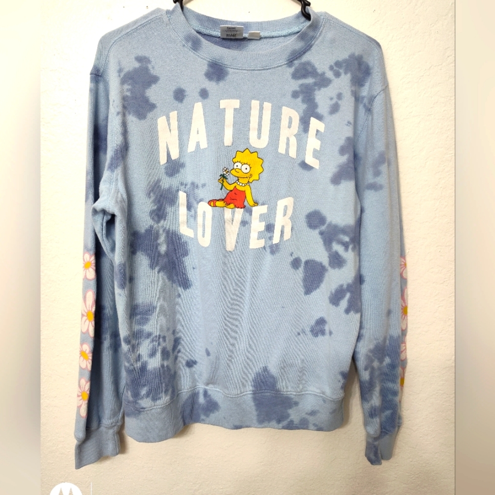 Lisa Simpson Nature Lover Sweatshirt Size Small